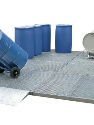 Direktkauf LACONT UMWELTTECHNIK GMBH 1981492 Bodenauffangwanne, verzinkt, mit Gitterrost, Auffangvolumen 20 l, BxTxH 500x500x123 mm