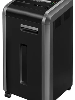 Rabatt FELLOWES 6022174 Aktenvernichter, Sicherheitsstufe P5, Schnittgröße 2x12 mm, Mikro, Schneidl. 14 Blatt, 60 Liter Volumen, BxTxH 435x450x781 mm