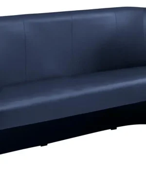 NOWY STYL GMBH 1990973 Sofa Club, 3-sitzer, BxTxH 1790x630x770 mm, Sitz BxT 1570x500 mm, Kunstleder, blau Sichere Zahlung