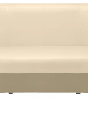 Heißes Angebot NOWY STYL GMBH 1990968 Sofa Club, 2-sitzer, BxTxH 1290x630x770 mm, Sitz BxT 1066x500 mm, Kunstleder, creme