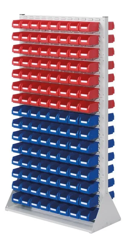 KAPPES 849228 Systemeinheit, beidseitig, unbestückt, BxTxH 1000x430x1790 mm, RAL 7035 lichtgrau Neue Ware