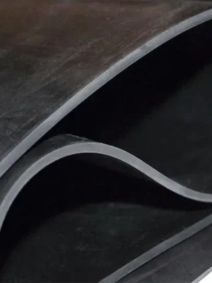 COBA 6475883 Industriegummi aus SBR Breite 1400 mm, Höhe 4,5 mm, Länge per LFM Versand Am Gleichen Tag