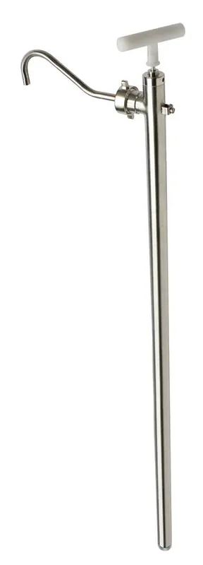 Knallerangebot JESSBERGER GMBH 813273 Edelstahl-Handpumpe 0,3-0,6 l/Hub, Dichtung PTFE geeignet für brennbare Medien, Tauchrohr 1000 mm, Durchm. 32 mm, Schlauchansch.1, Gew. 2 Zoll