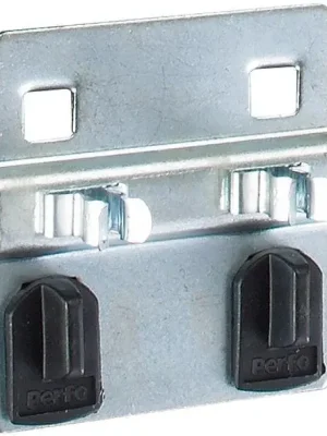 Meistverkauft Doppelte Werkzeugklemme B60xT60xD2x6 mm für Lochplatten für Lochplatten bott | 60x60x(2x6) mm | 1769117
