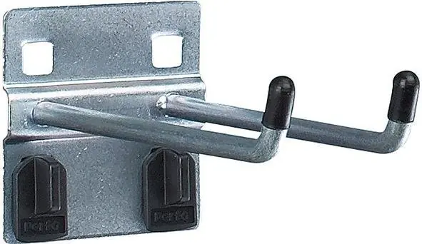 Mega-Angebot Doppelhaken B20xT100xH60xD6 mm für Lochplatten für Lochplatten bott | 20x100x60x4 mm | 1771340