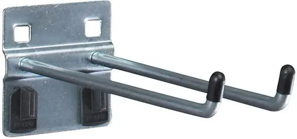 Doppelhaken B20xT150xH60xD6 mm für Lochplatten für Lochplatten bott | 20x150x60x4 mm | 1771360 Schnäppchen