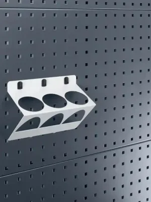 Rundhalter schräg 3-fach B 225 mm bis max.D 68 mm für Lochplatten bott | 1771339 Preisreduziert