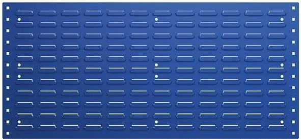 Echt Schlitzplatte B991xH457 mm enzianblau RAL 5010 bott | 991x457 mm | 1769114