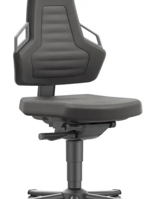 Bimos Arbeitsstuhl Nexxit 1 Griff grau Sitzhöhe 450-600 mm Supertec schw.,m. Gleiter | Nexxit 1 mit Gleitern, Griffe grau | Supertec | 1775914 Preisreduziert