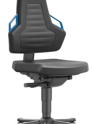 Versand Am Gleichen Tag Bimos Arbeitsstuhl Nexxit 1 Griff blau Sitzhöhe 450-600 mm Integr. schw.,mit Gleiter | Nexxit 1 mit Gleitern, Griffe blau | Integralschaum | 1769188
