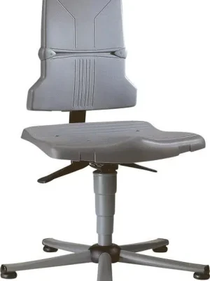 Bimos Arbeitsstuhl 9800-1000 Sintec 1 grau Sitzhöhe 430-580 mm mit Gleiter | Kontakt-Rückenlehne | 1769223 Preisreduziert