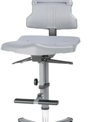 Bimos Arbeitsstuhl 9811-1000 Sintec 3 grau Sitzhöhe 580-850 mm m. Gleiter/Aufstiegshilfe | Sitzneigungsverstellung | 1771459 Highlight