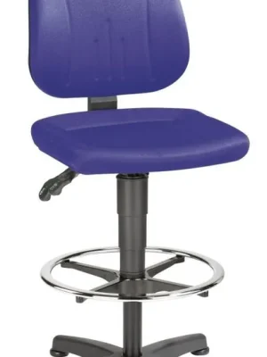 Bimos Arbeitsstuhl 9651-CI02 Unitec 3 Sitzhöhe 580-850 mm mit Gleiter, Stoff blau | Stoff | 1775947 Wochenendangebot