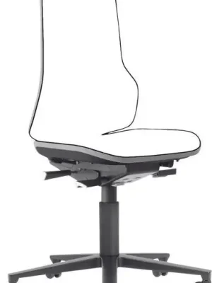 Angebot Bimos Arbeitsstuhl grau,ohne Polster Sitzhöhe 450-620 mm mit Rollen | Rollen | 450–620 mm | grau | 1773719
