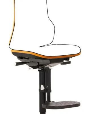 Bimos Arbeitsstuhl Neon orange,ohne Polster Sitzhöhe 590-870 mm m. Gleiter/Aufstiegshilfe | Gleiter und Aufstieghilfe | 590–870 mm | orange | 1769204 Versand Am Gleichen Tag