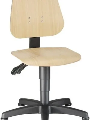 Bimos Arbeitsstuhl 9650-3000 Unitec 1 Sitzhöhe 440-620 mm mit Gleiter, Holz | Holz | 1775938 Bestpreis