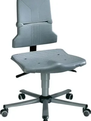 Abverkauf Bimos Arbeitsstuhl 9803-1000 Sintec 2 grau Sitzhöhe 430-580 mm mit Rollen | Kontakt-Rückenlehne | 1771452