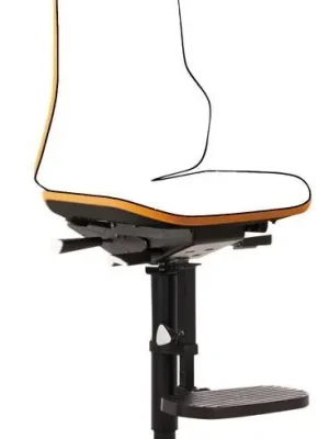 Bimos Arbeitsstuhl Neon orange,ohne Polster Sitzhöhe 590-870 mm m. Gleiter/Aufstiegshilfe | Gleiter und Aufstieghilfe | 590–870 mm | orange | 1771468 Mega-Angebot