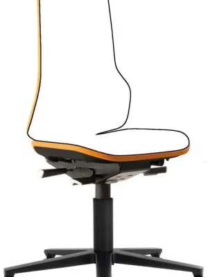 Sale Bimos Arbeitsstuhl Neon orange,ohne Polster Sitzhöhe 450-620 mm mit Gleiter | Gleiter | 450–620 mm | orange | 1775948