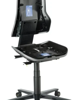 Bimos Arbeitsstuhl ESD Neon 2, grau Sitzhöhe 450-620 mm mit Rollen, ohne Polster | Flexband: grau | 1773722 Knallerangebot