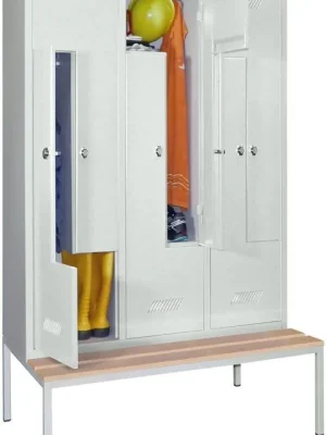Angebot ZSchrBuche6tlg.Dreh735 | RAL 7035 | 6 Abteile | 1200x500/800x2150 mm | 1783368