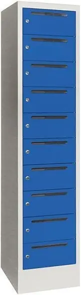 Postv 10F 400 AB 735512 | RAL 7035/RAL 5012 | 1-reihig | 10 | 400x500x1850 mm | 400 mm | 145x320x470 mm | 1781313 Nur Für Kurze Zeit
