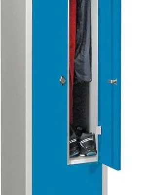 Sichere Zahlung ZSchrSo 2tlg. Dreh 735512 | RAL 7035/RAL 5012 | 2 Abteile | 400x500x1850 mm | 1781342