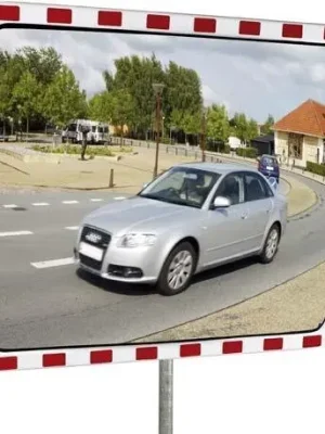 Verkehrsspiegel Acryl eckig B800xH600 mm für Außen | Acryl | 15–22 m | 800x600 mm | 1768935 Garantierte Lieferung