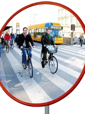 Sofort Bestellen Verkehrsspiegel rund D500 mm für Außen | 5–7 m | Ø 500 mm | 1773414