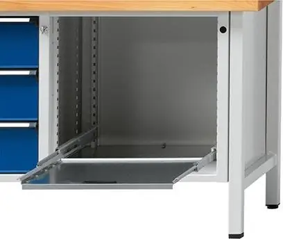 Jetzt Kaufen Auszugboden für Gehäusebreite 660mm RAL 7035 Traglast 100 kg 100 % ausziehbar | 100 % ausziehbar | 1782846