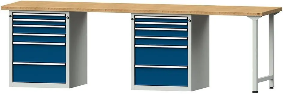 Jetzt Kaufen Kombiwerkb. 2800 914 V 40 mm, 840 mm 7035/5010 | 40 mm | 2800x700x840 mm | 1784937