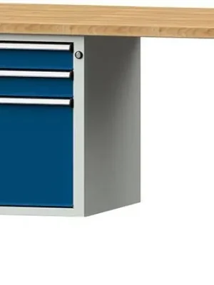 Super-Preis KOMBIWERKBANK V/T 2000 MMMODELL 722 V- RAL 7035 / RAL 5010 | 40 mm | 2000x700x840 mm | 1782775