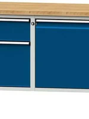KASTENWERKBANK 1500 232 V 50 MM TYP 302478/850 MM 7035/5010 | KASTENWERKBANK 1500 232 V 50 MM TYP 302478/850 MM 7035/5010 | 50 mm | 1500x700x850 mm | 1784951 Top-Preis