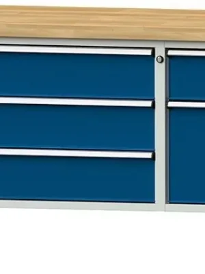 Expressversand Kombiwerkbank 2000 mm 50mm Mod. 287 V RAL 7035/5010 | #[5] | 1780837
