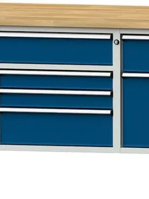 Kombiwerkbank 2000 mm 50 mm Mod. 282 V RAL 7035/5010 | #[1] | 1784960 Neuheit