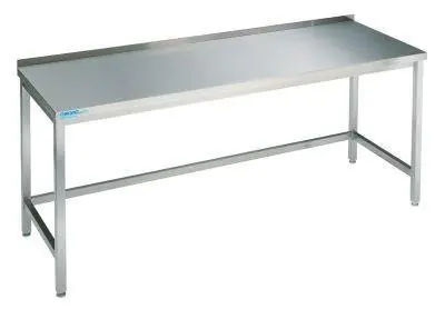 Arbeitstisch offen 1800x700x850 Edelstahl Chromonorm | 1800x700x850 mm | 1777786 Preisreduziert