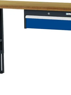 Aktuell Arbeitstisch B2000mm HV 1 Schbl. 7016/5010 Forum | RAL 7016/5010 | 2000x600x760–1060 mm | 1785790
