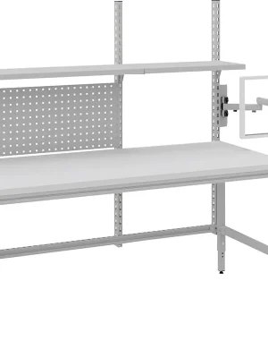 Garantierte Lieferung Systemtisch Multi4easy B1685xT800xH720-1020 mm Tischplatte Melamin manuell verstellbar | manuell 720–1020 mm | 1685x800 mm | 1x 655 mm, 1x 1000 mm | 300 kg | 1785563
