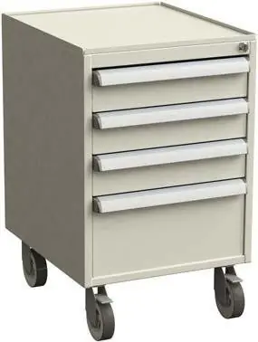 Begrenztes Angebot Schubladenblock 45/56 ESD hellgrau RAL 7035, 3x100 | 450x520x700 mm | 3x 100, 1x 200 mm | 1781321