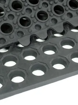Arbeitsplatzmatte YOGA OCTA Oil schwarz B90xT90 cm | schwarz | Einzelmatte | 90,0x90,0 cm | 1774820 Nur Für Kurze Zeit