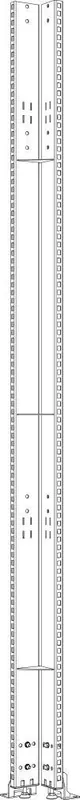 Eckstütze Akustikstellw. H: 2500 mm R42 | 2500 mm | 1778080 Meistverkauft