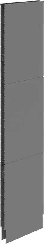 Preiswert Akustik-Wandelement B625 x H 2960 mm RAL 7037 geschlossen | 625 mm | 2960 mm | 1779965