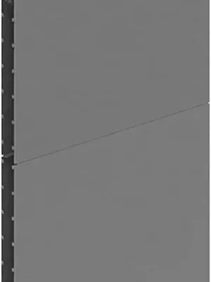 Akustik-Wandelement B1000 x H 2000 mm RAL 7037 geschlossen | 1000 mm | 2000 mm | 1779977 Rabatt