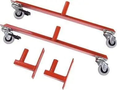 Scherengitter H 1050mm, L bis 4000mm rot/weiß Wandbefestigung/Rollenfuß | rot-weiß | mit Wandbefestigung und Rollenfüßen | 4000 mm | 1783269 Sichere Zahlung