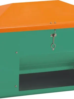 Neu Im Sortiment Streugutbehälter 1100 l B1630xT1210xH1010 mm mit Entnahmeöffnung grün/orange CEMO | mit Entnahmeöffnung | 1630x1210x1010 mm | 1100 l | 1783179
