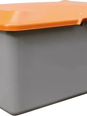 Knallerangebot Streugutbehälter 400 l B1210xT820xH670 mm ohne Entnahmeöffnung grau/orange | ohne Entnahmeöffnung | 1210x820x670 mm | 400 l | 1770660