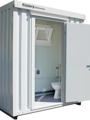 FLADAFI Sanitär Typ 2.1 Herrentoilette,Außen- undInnenwände RAL 9002 | Herren WC | 2100x1140x2515 mm | 1890x850x2200 mm | 1 | 1780380 Preiswert