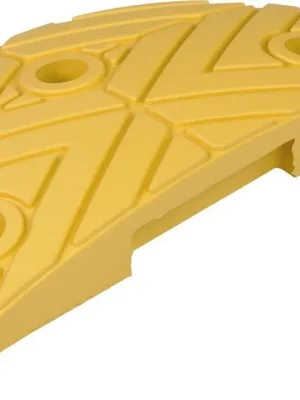 Fahrbahnschwelle Endstück gelb B250xT420xH70 mm | Endstück gelb | 200x400 mm | 1783618 Echt