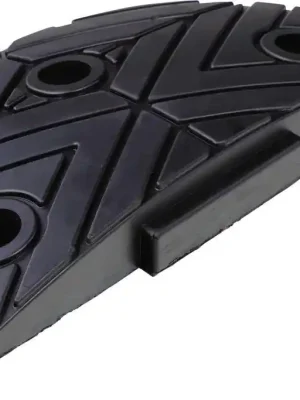 Fahrbahnschwelle Anfangsstück schwarz B250xT420xH50 mm | Anfangstück schwarz | 200x400 mm | 1781608 Preisreduziert