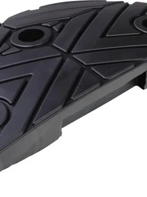 Fahrbahnschwelle Endstück schwarz B250xT420xH50 mm | Endstück schwarz | 200x400 mm | 1775482 Mega-Angebot